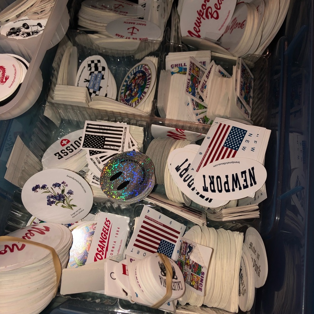 75 BRANDY MELVILLE STICKERS - Picture 2 of 7